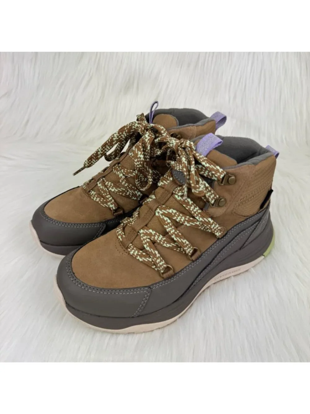 Teva Auroris Waterproof Hiking Boots Honey Brown Insulated Winter US 6 UK 4